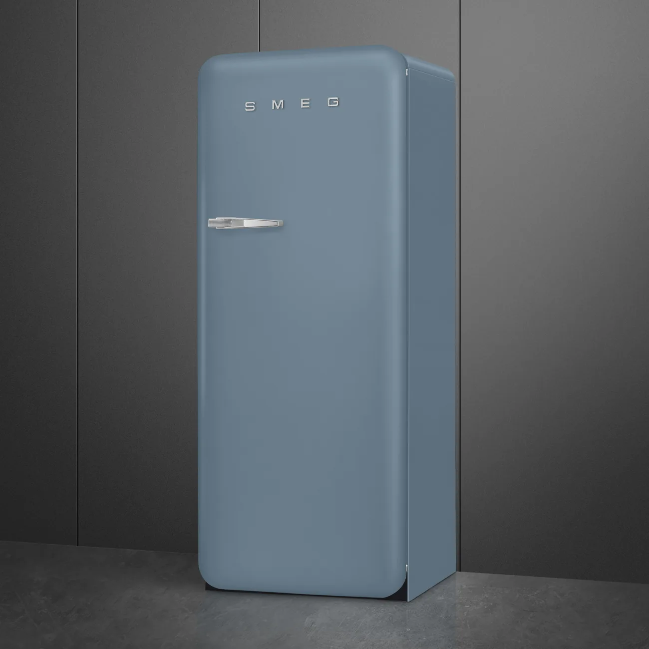Smeg FAB28RSBM6 Stand-Kühlschrank Storm Blue-Matt
