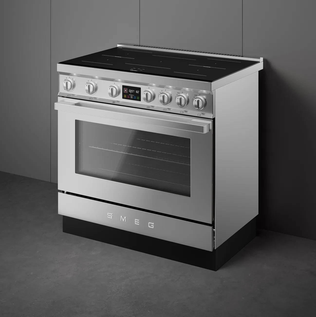 Smeg CPF90I1PX2 Kochzentrum Edelstahl