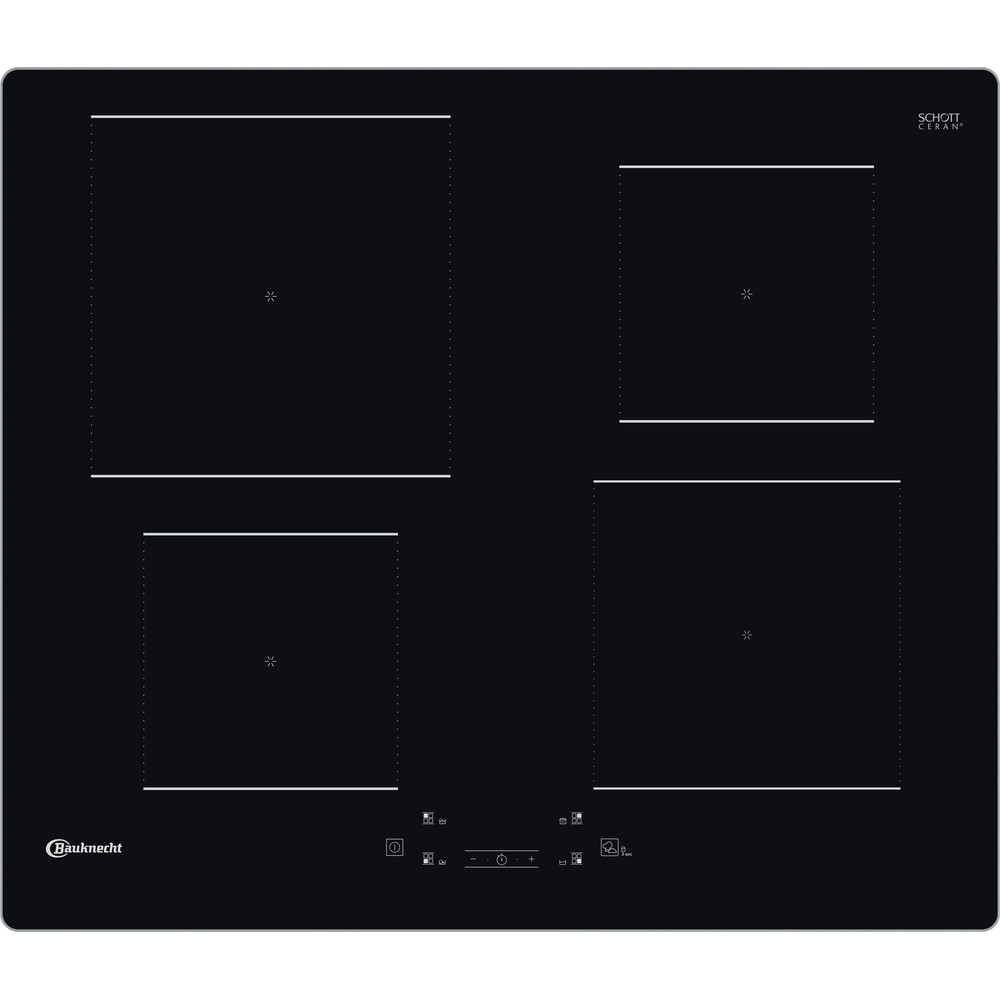 Bauknecht BQ 5160S AL Einbau-Induktionskochfeld Schwarz