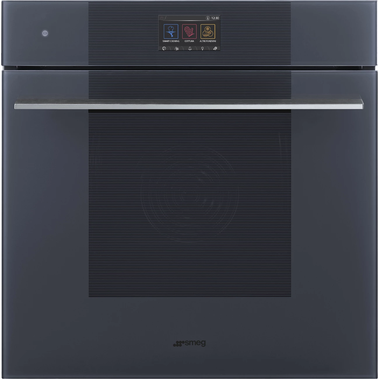 Smeg SO6104APG Einbau-Backofen mit Mikrowellen- und Dampffunktion Neptune Grey