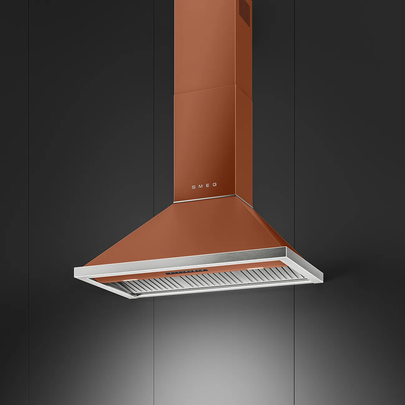 Smeg KCU94ACM Wandhaube Amber Clay Matt