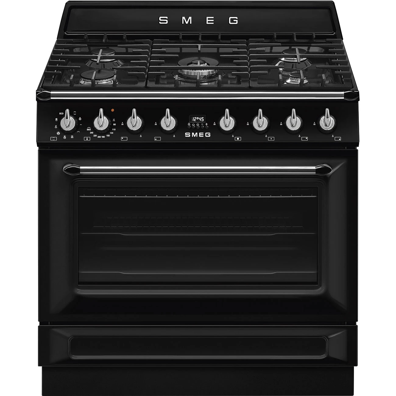 Smeg TR90GMBLD Stand-Herd Schwarz Smeg TR90GMBLD Stand-Herd Schwarz