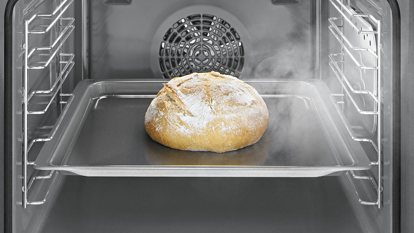 Bosch Dampfgarer Brot mit dampf backen im bosch dampfbackofen