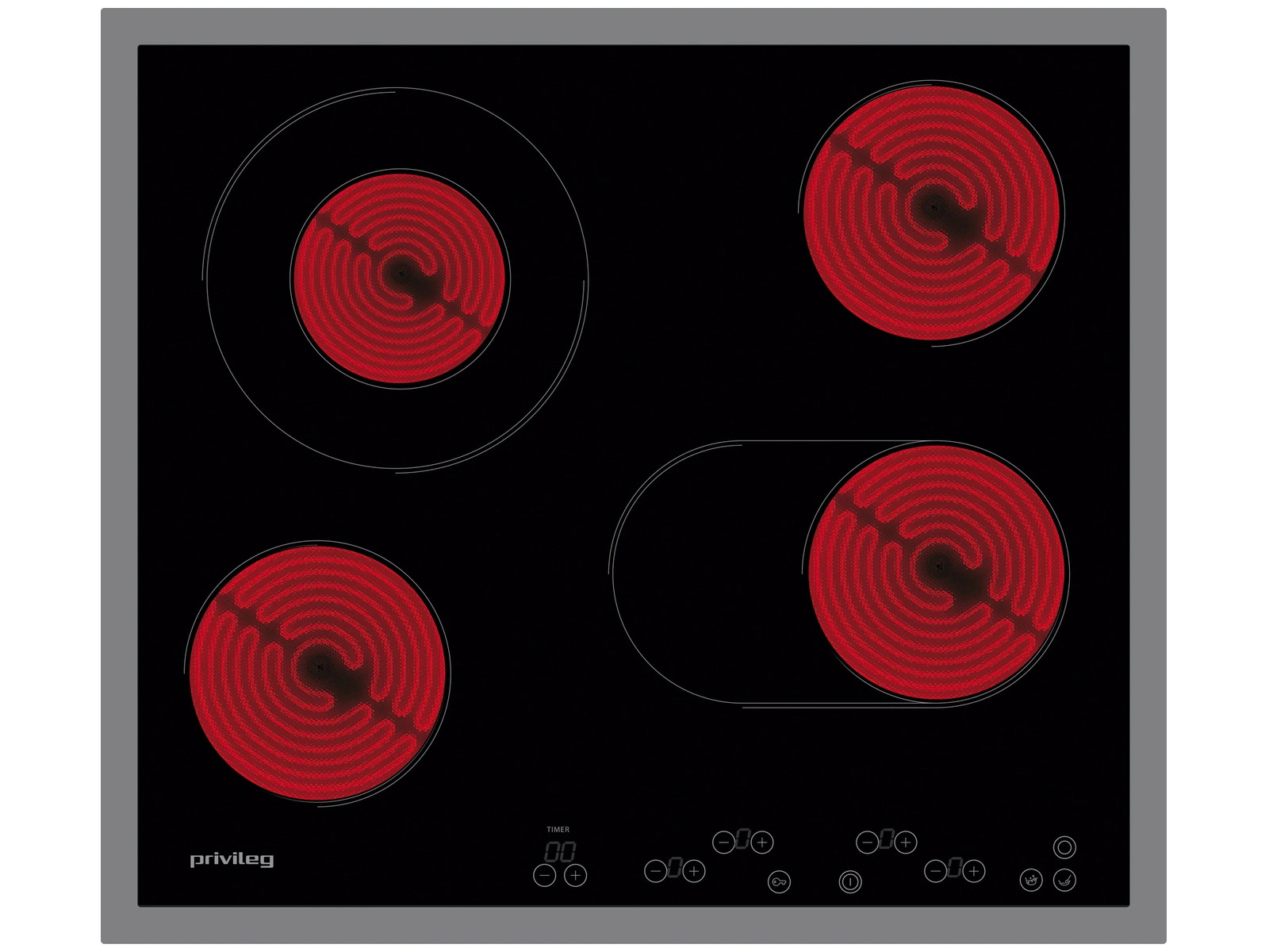 Privileg PCTAC K6041/1 IN Einbau-Glaskeramikkochfeld Schwarz Privileg PCTAC K6041/1 IN Einbau-Glaskeramikkochfeld Schwarz