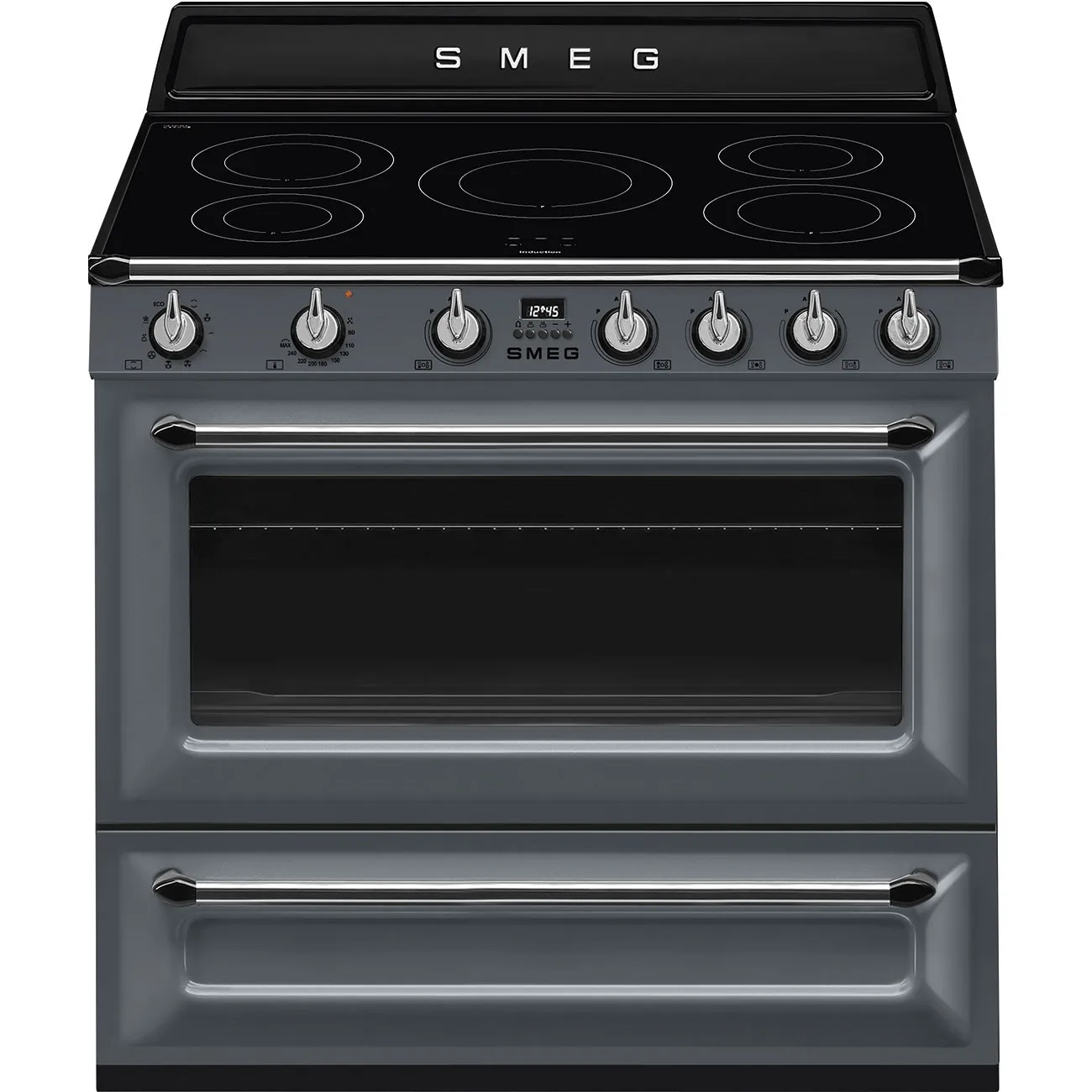 Smeg TR90IGR2 Stand-Herd Slate Grey