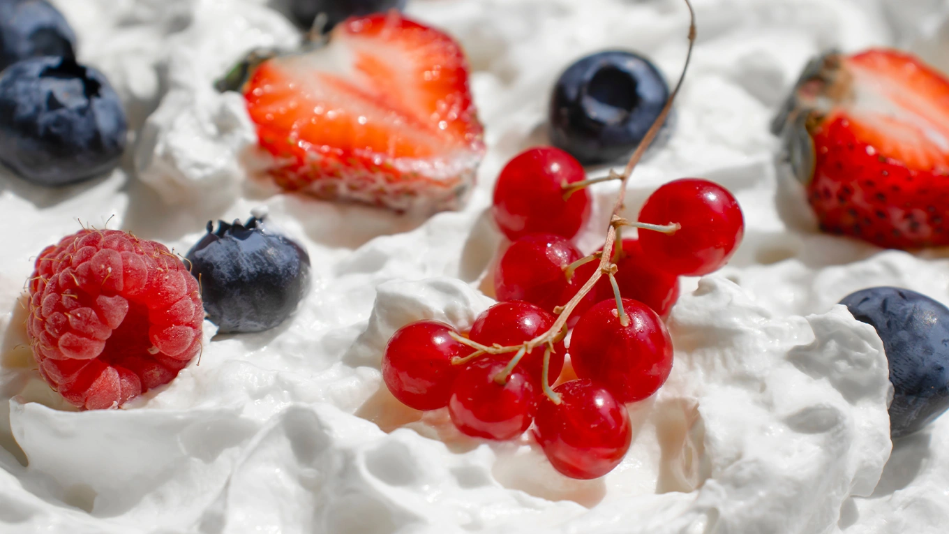 Frozen Joghurt mit Beeren Frozen Joghurt mit Beeren