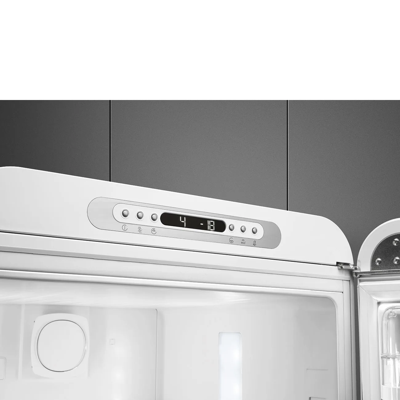 Smeg FAB32RWHM6 Stand-Kühl-Gefrierkombination Weiß matt