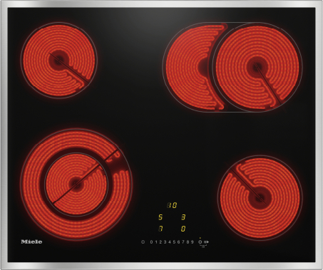 Miele KM 6521 FR Herdgesteuertes Elektrokochfeld 