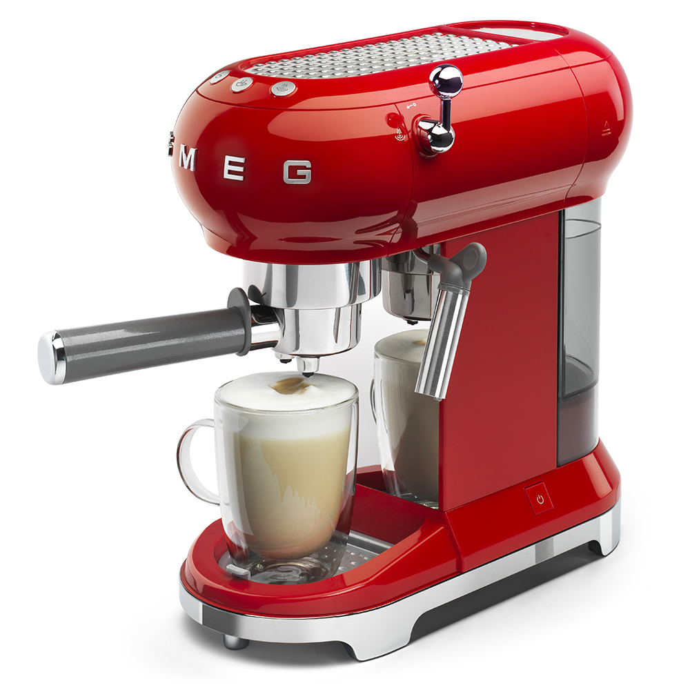 Smeg ECF01RDEU Espresso-Kaffeemaschine Rot