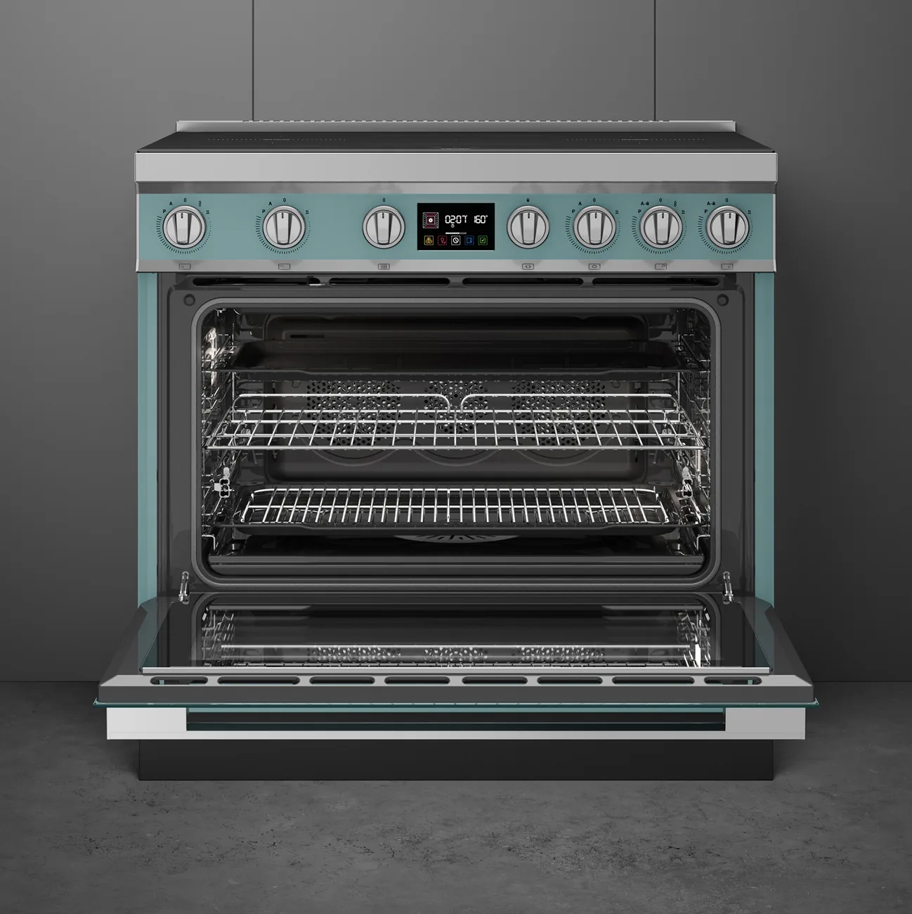 Smeg CPF90I1PEG2 Kochzentrum Emerald Green