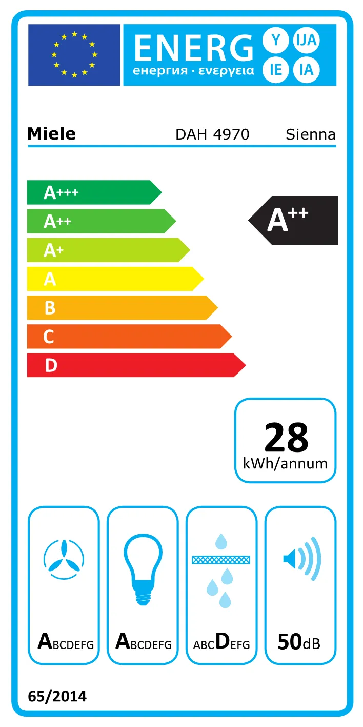Energieklasse A++ - mykitchens.product.energy.full_label_description
