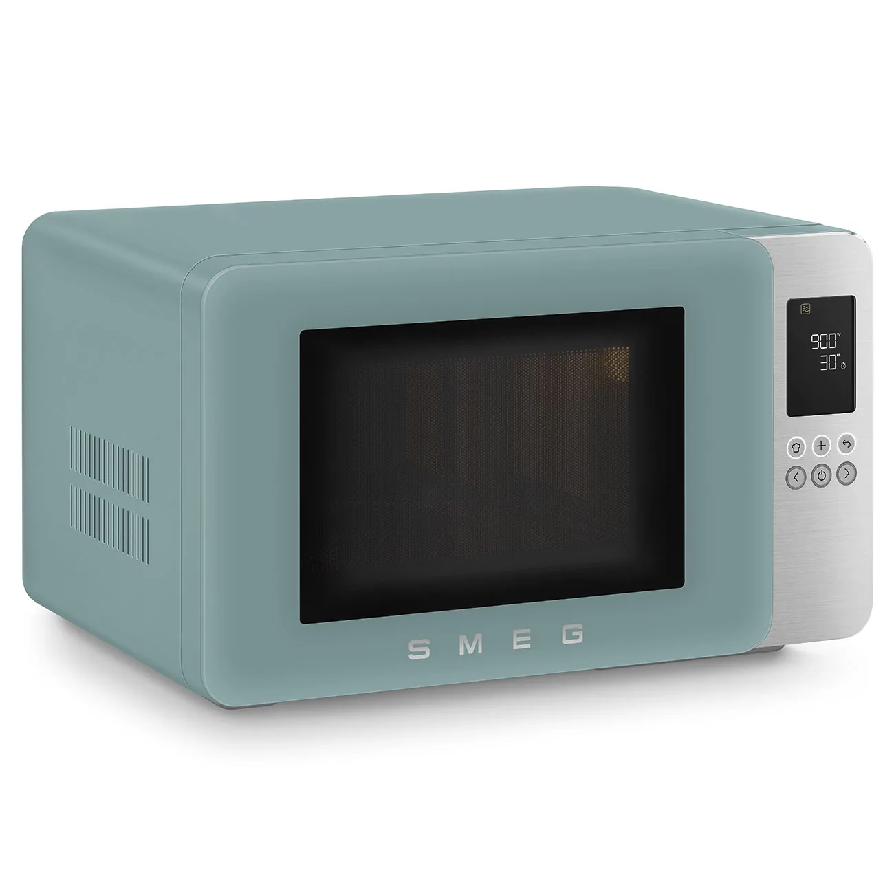 Smeg MOC01EGMEU Kombi-Tisch-Mikrowelle Emerald Green-Matt-Aluminium