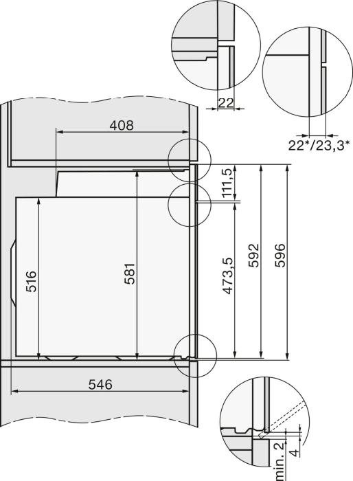 Miele H 2861 BP Einbau-Backofen Brillantweiß