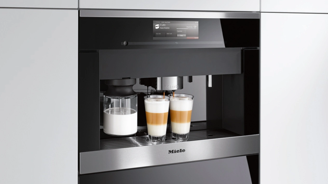 Miele CVA 7000 Kaffeevollautomat Miele CVA 7000 Kaffeevollautomat mit mba Milchbehälter für latte macchiato milchschaum