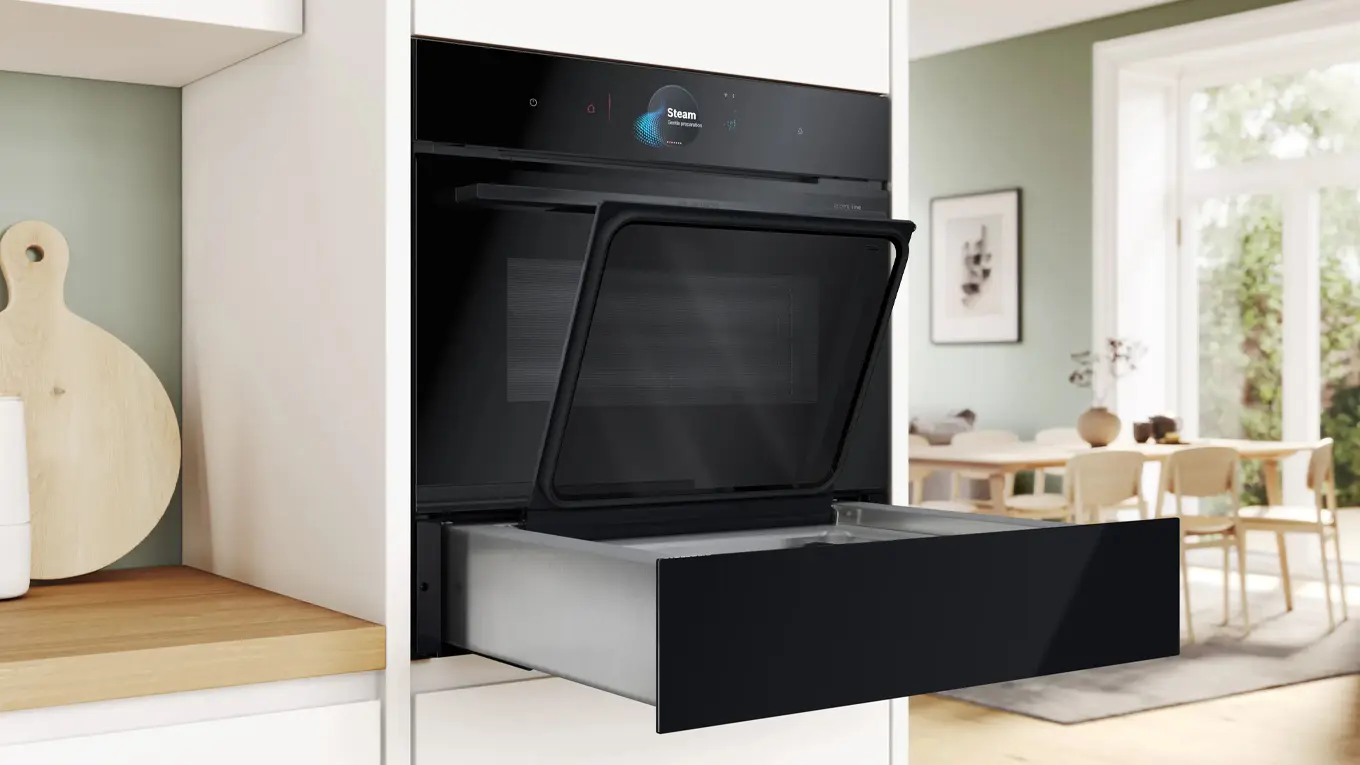 bosch accent line backofen mit vakuumierschublade