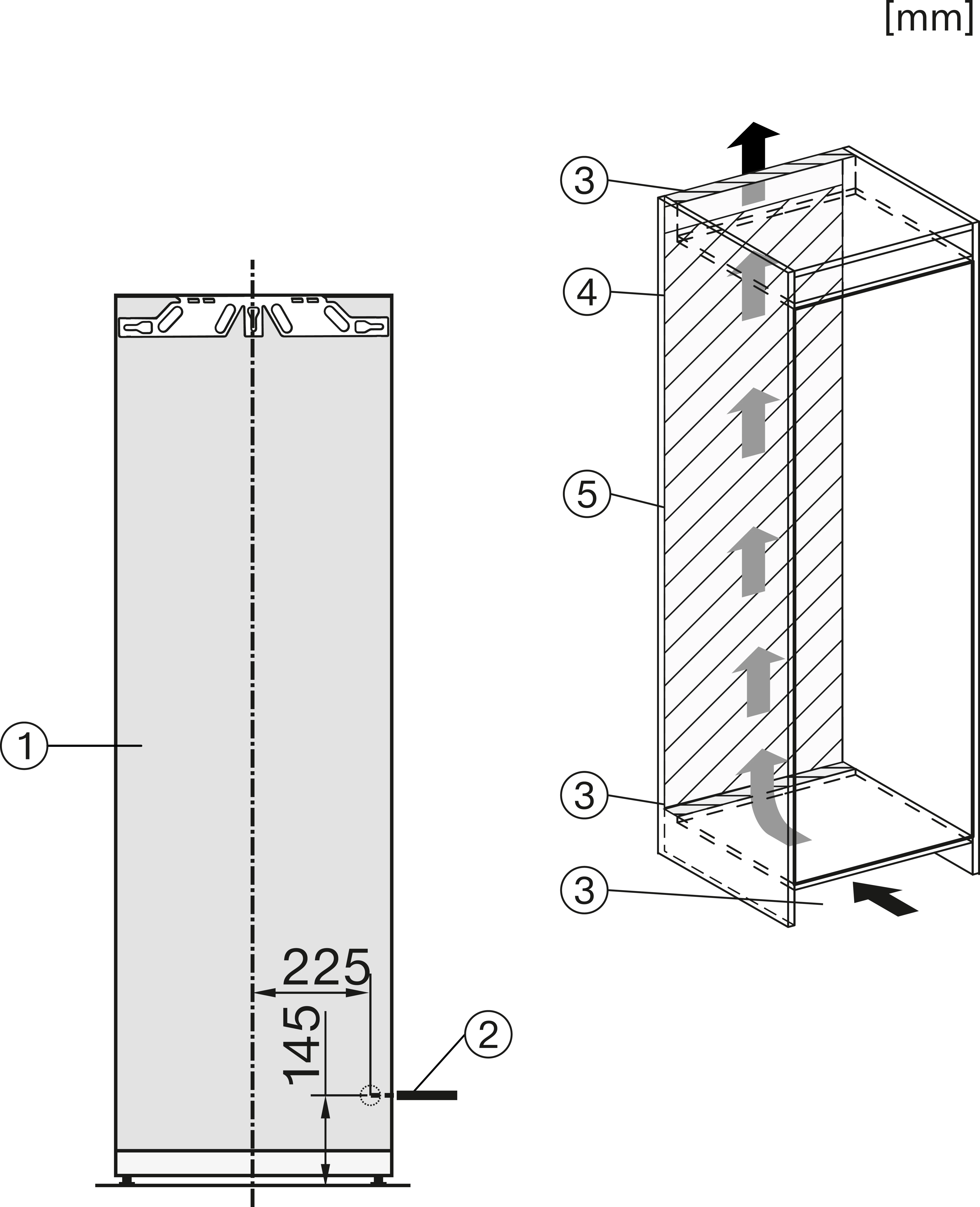 Miele K 7732 D Einbau-Kühlschrank