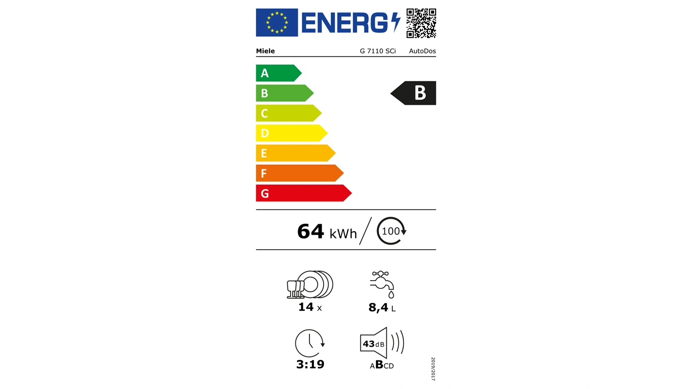 Geschirrspüler Energielabel