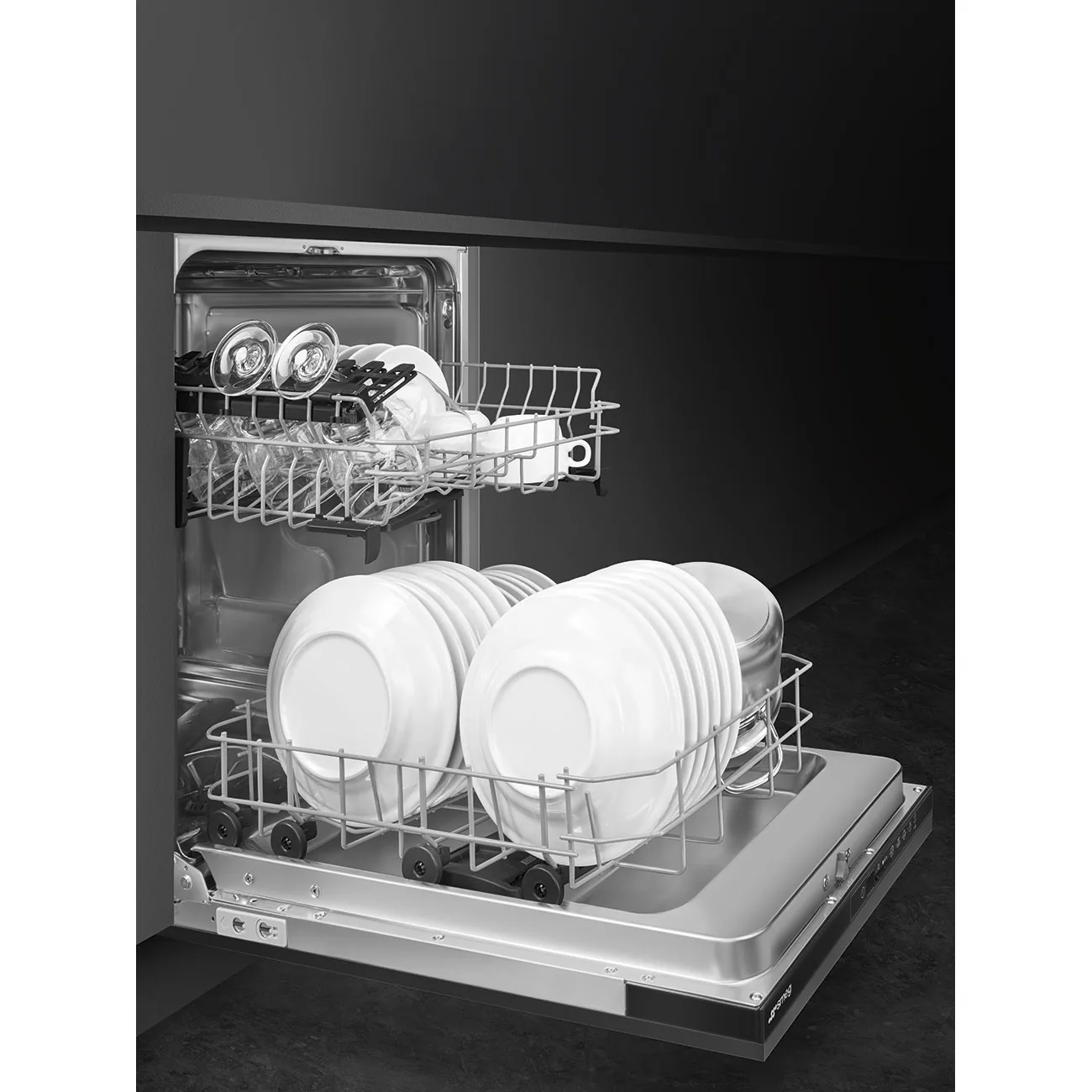 Smeg ST4512EIN Vollintegrierter Geschirrspüler