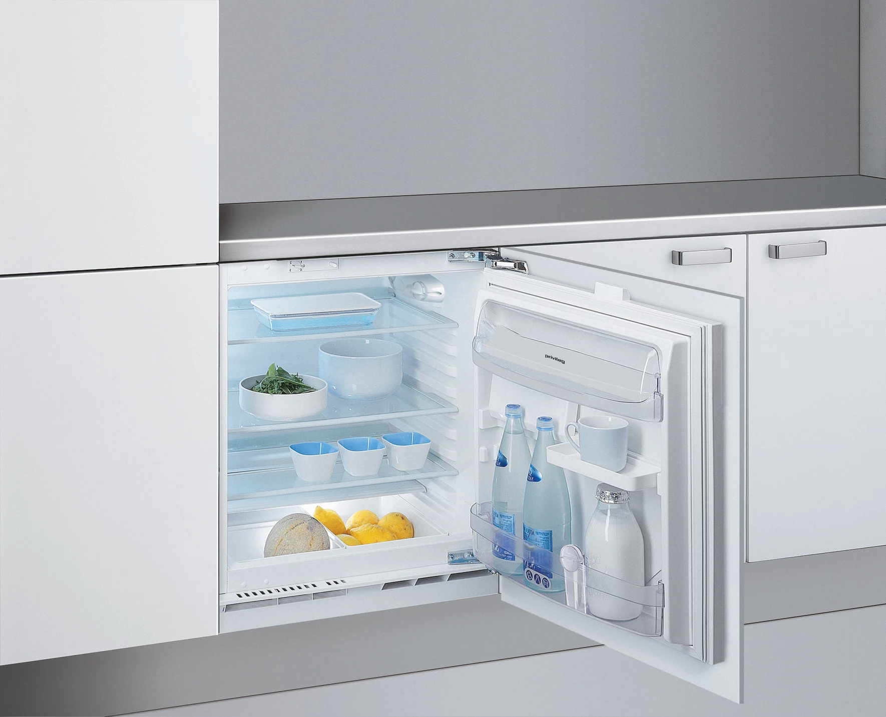 Privileg PRC 8VS1 Unterbau-Kühlschrank Weiß