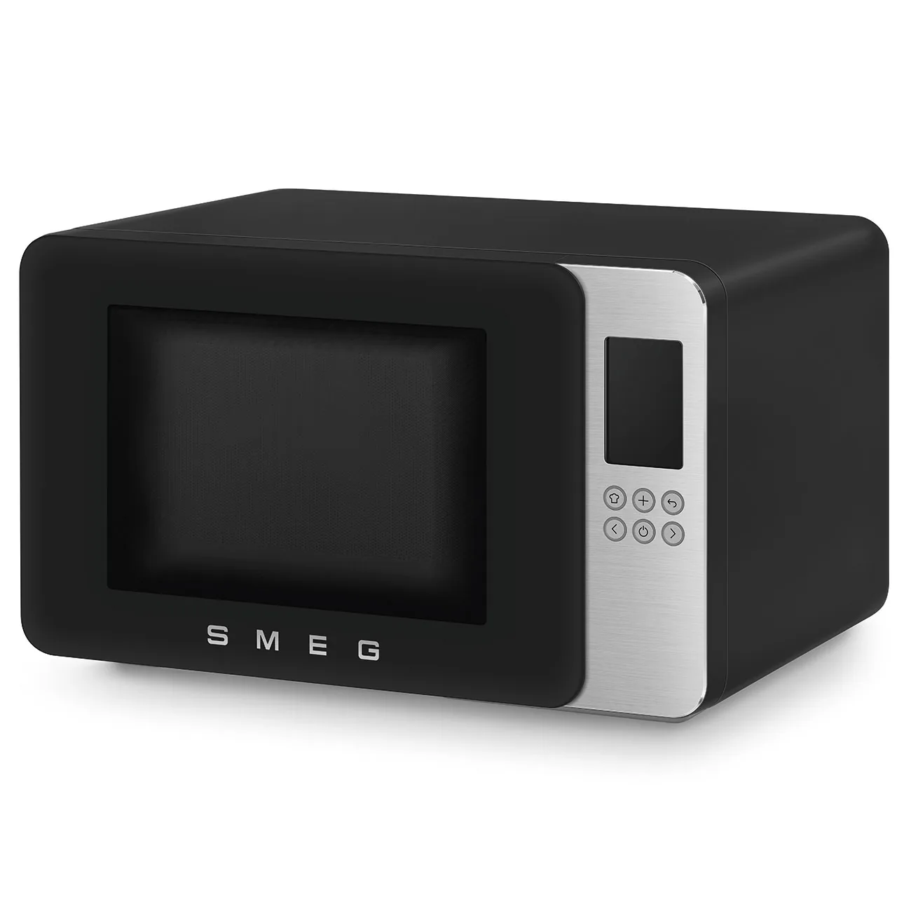 Smeg MOC01BLMEU Kombi-Tisch-Mikrowelle Schwarz-Matt-Aluminium