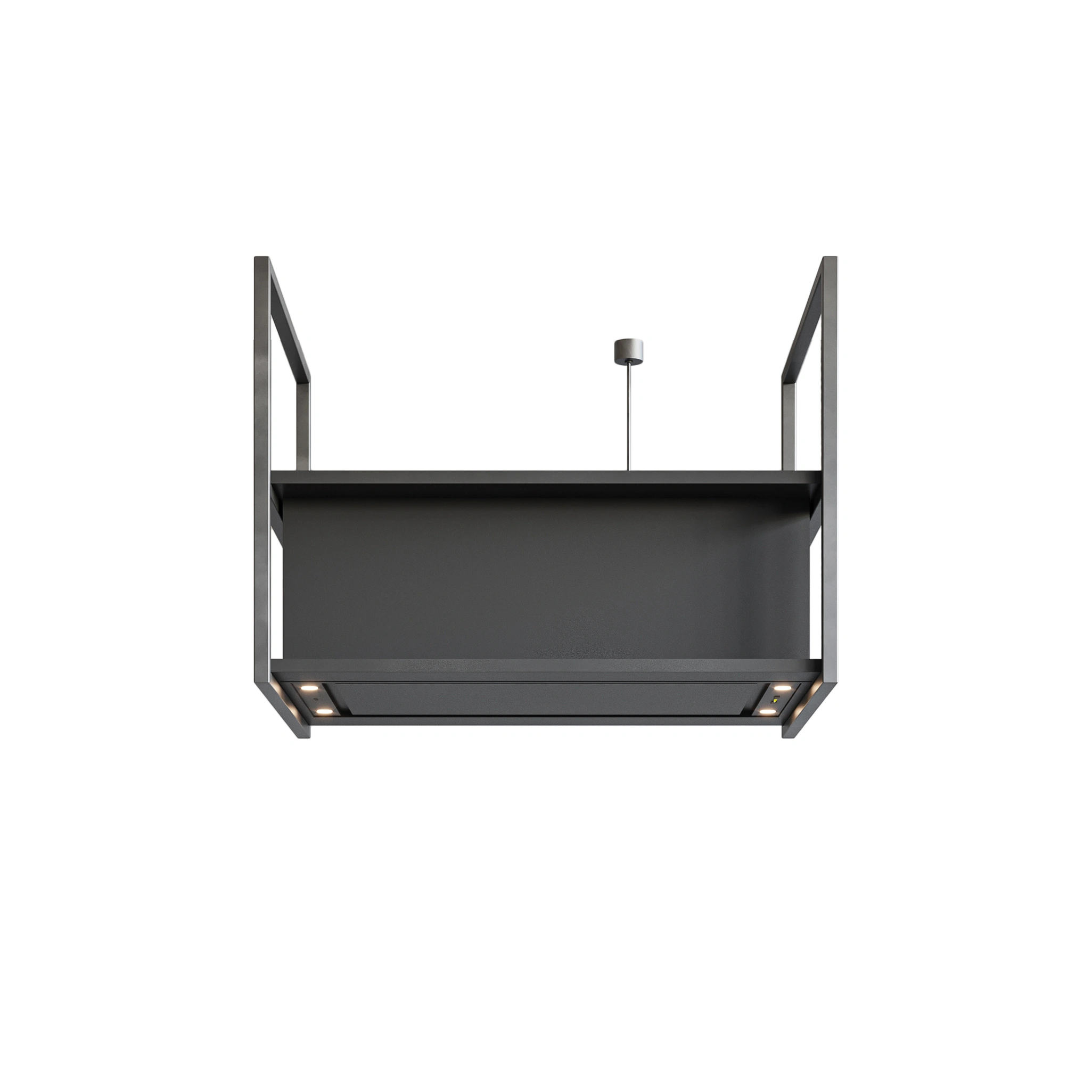 Novy Pureline Frame 120 Insel-Dunstabzugshaube Schwarz