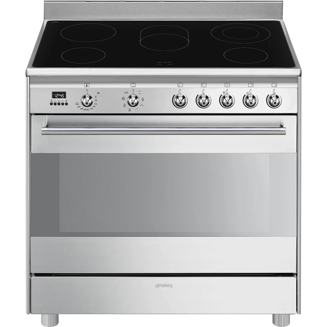 Smeg SCD91CMX9 Induktions-Standherd Edelstahl