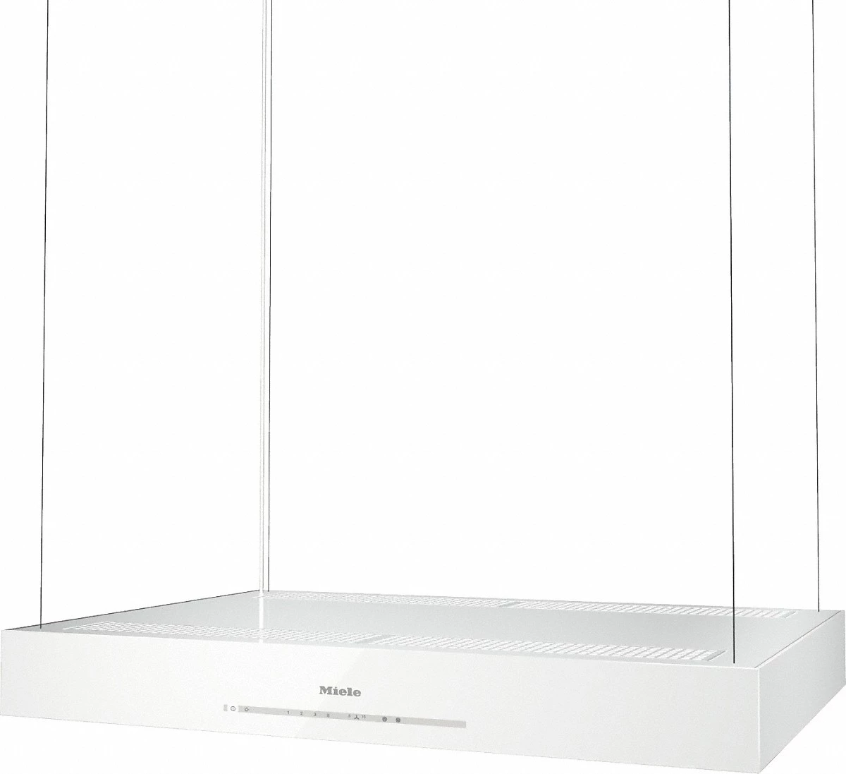 Miele DA 6708 D Insel-Dunstabzugshaube Brillantweiß
