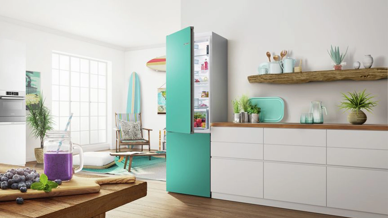 Bosch VarioStyle Kühlschrank Bosch VarioStyle Kühlschrank in Türkis