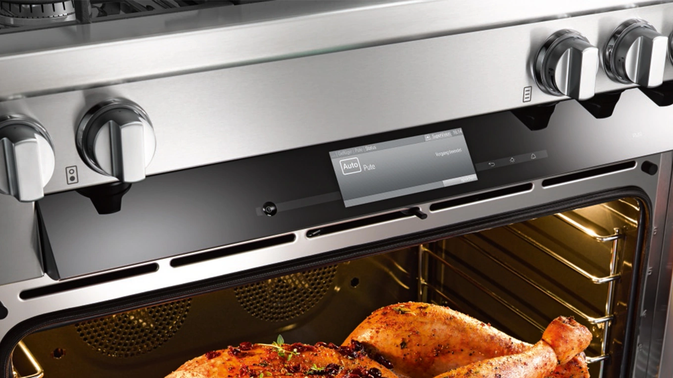 Miele range cooker m touch bedienleiste am miele range cooker