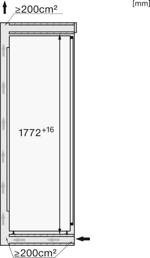 Miele K 7773 D Einbau-Kühlschrank