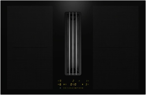 [Zweite Wahl] Miele KMDA 7476 FL Induktionskochfeld mit integriertem Wrasenabzug Schwarz