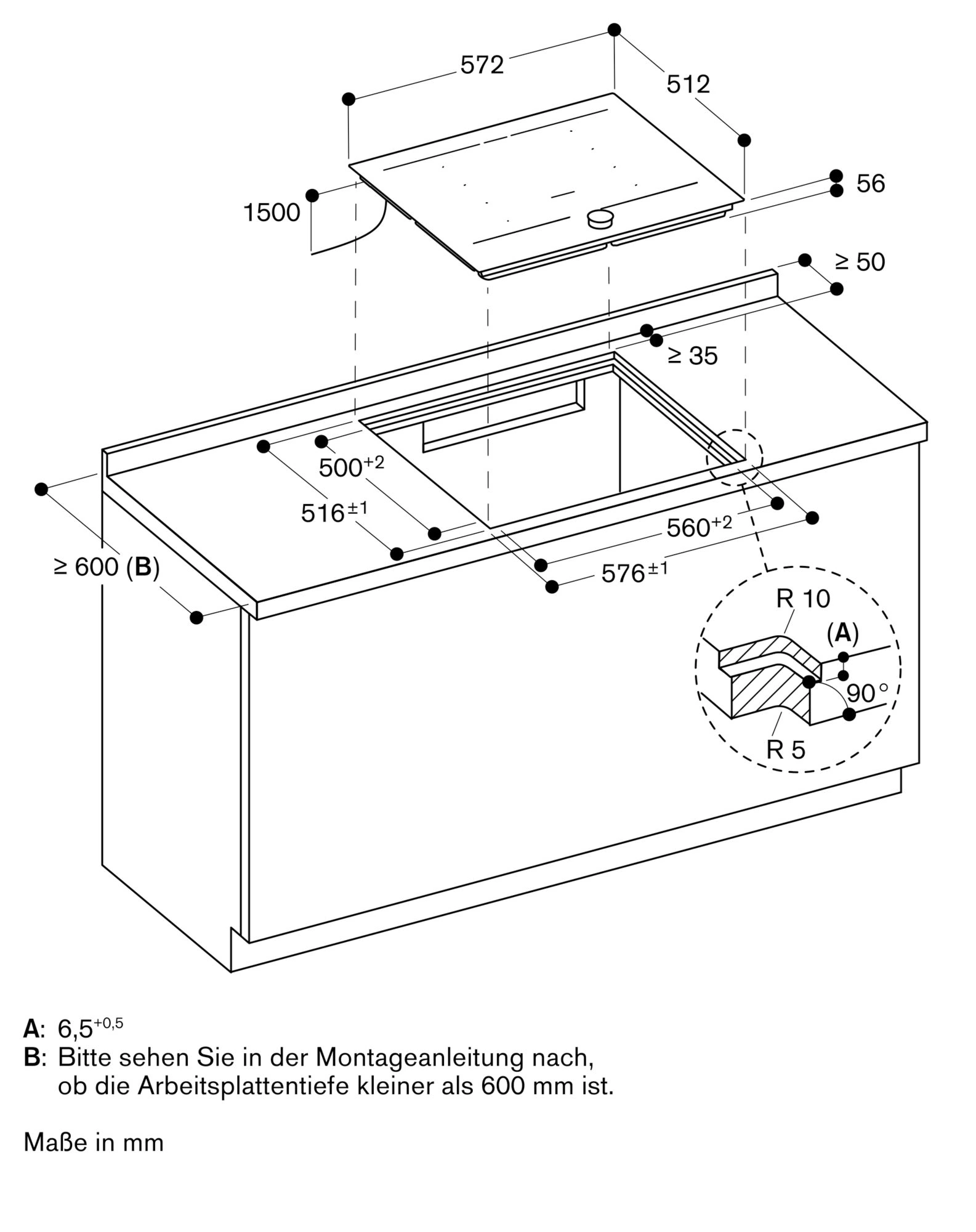 Gaggenau CI262105 Herdunabhängiges Induktionskochfeld 