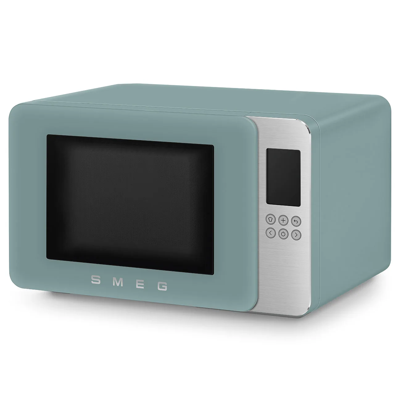 Smeg MOC01EGMEU Kombi-Tisch-Mikrowelle Emerald Green-Matt-Aluminium