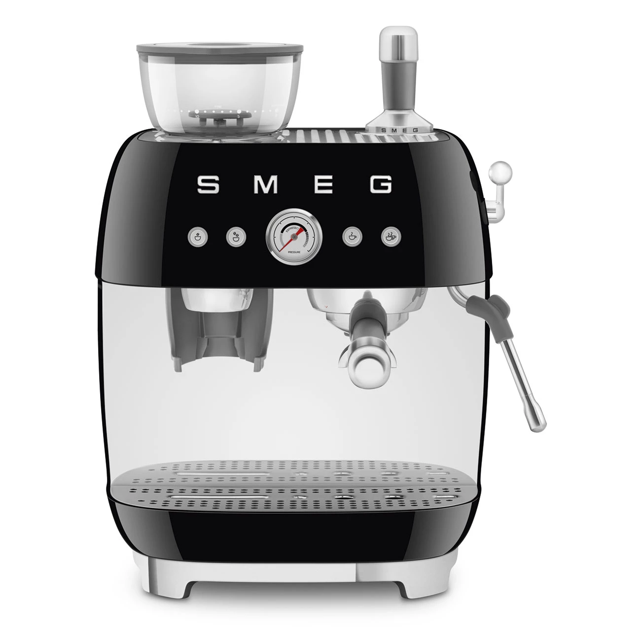 Smeg EGF03BLEU Espresso-Kaffeemaschine Schwarz