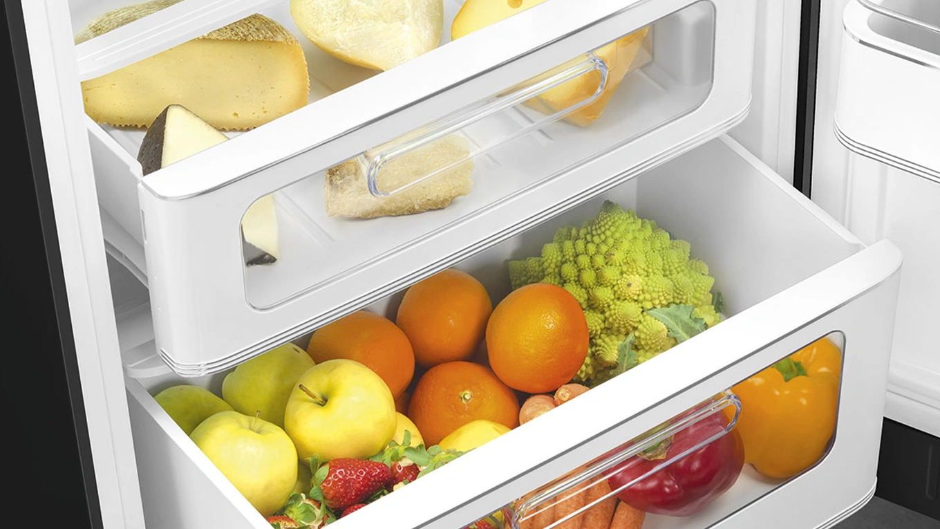 smeg life plus schublade life plus 0 grad schublade mit obst und gemüse
