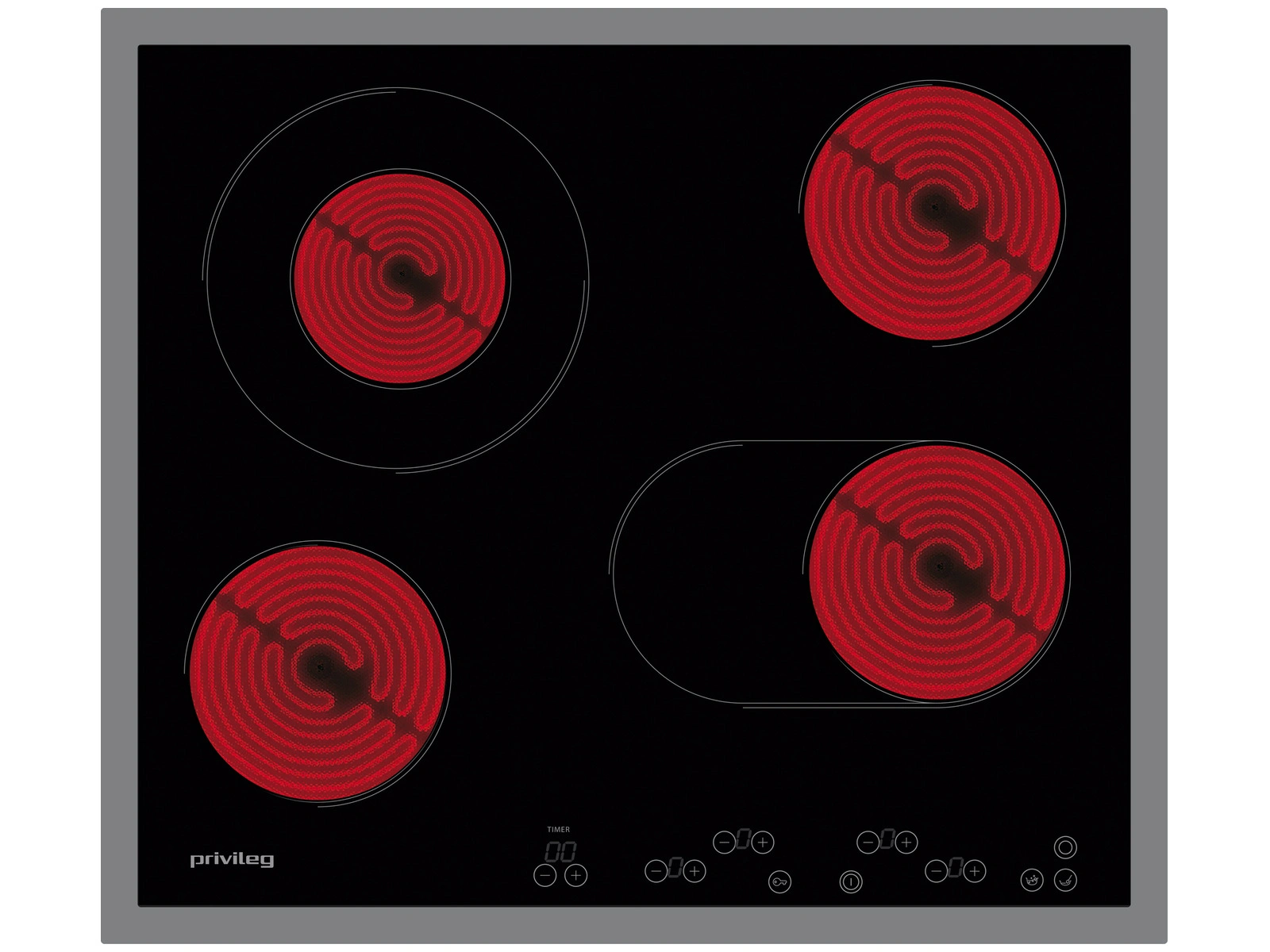 Privileg PCTAC K6041/1 IN Einbau-Induktionskochfeld Schwarz
