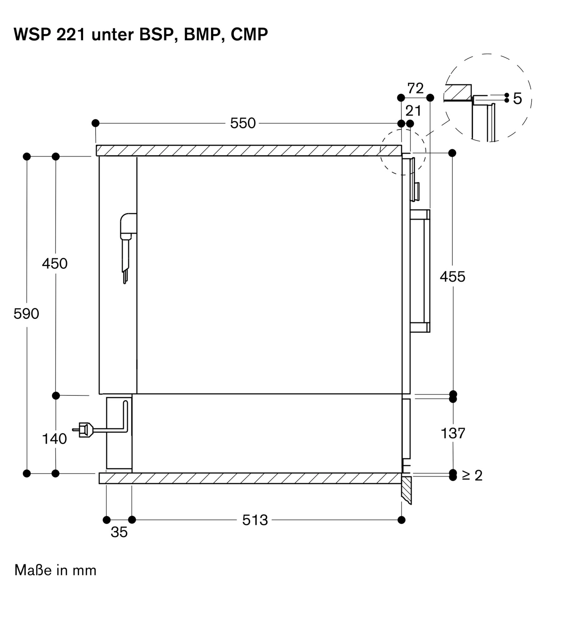 Gaggenau WSP221110 Einbau-Wärmeschublade Metallic