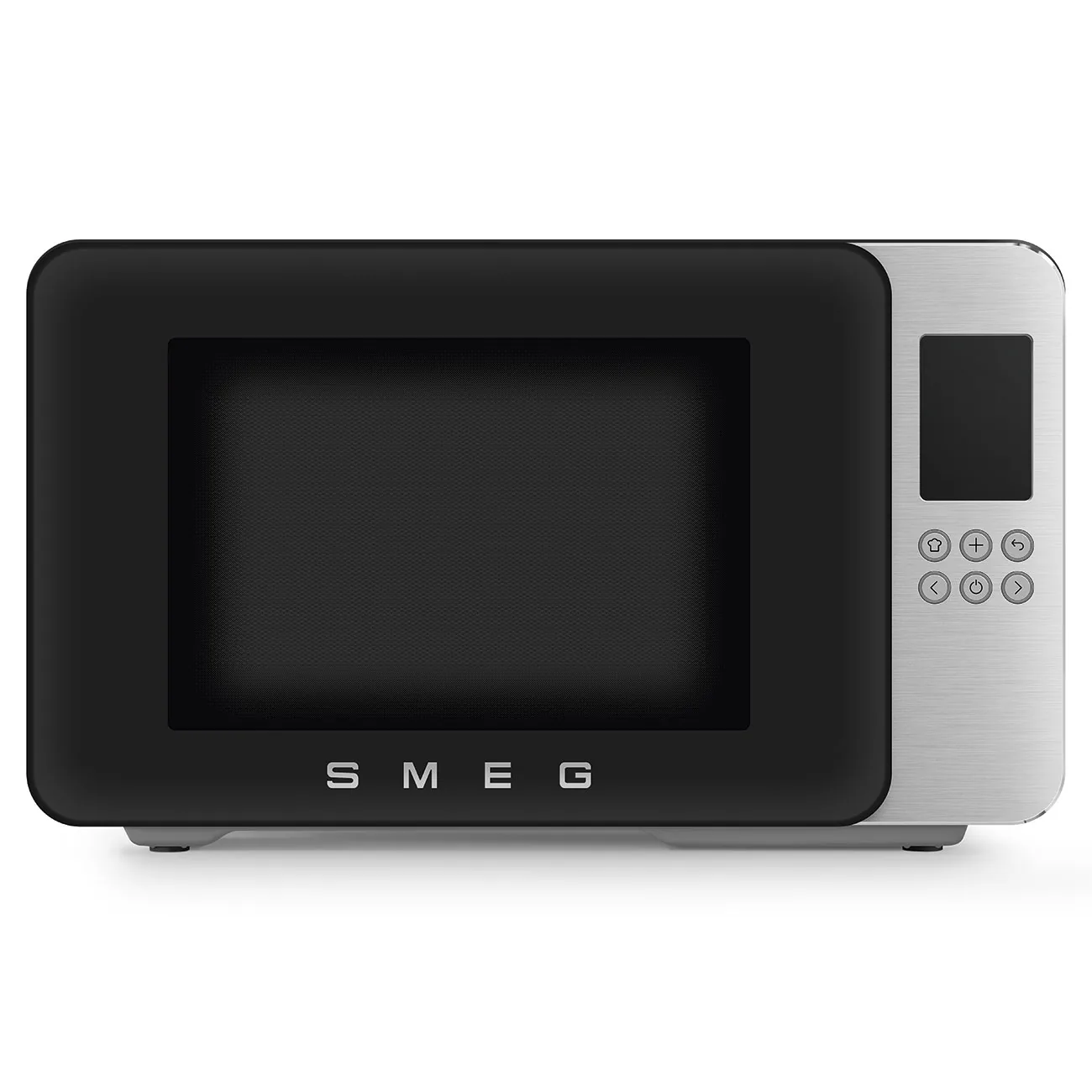 Smeg MOC01BLMEU Kombi-Tisch-Mikrowelle Schwarz-Matt-Aluminium