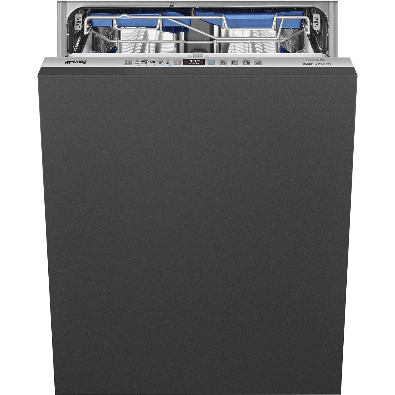 Smeg STL333CL Vollintegrierter Geschirrspüler Silber Smeg STL333CL Vollintegrierter Geschirrspüler Silber