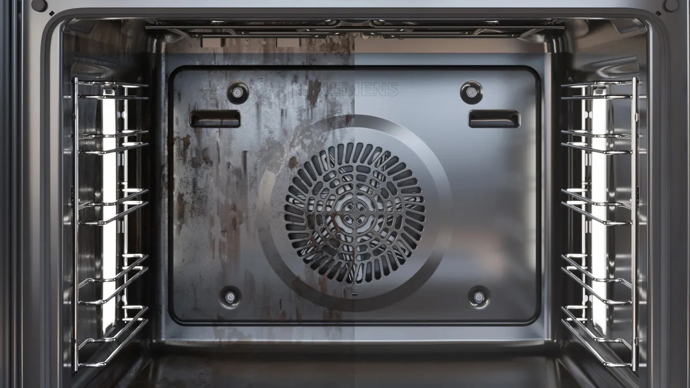 siemens activeclean halb schmutziger halb sauberer backofen mit siemens activeclean