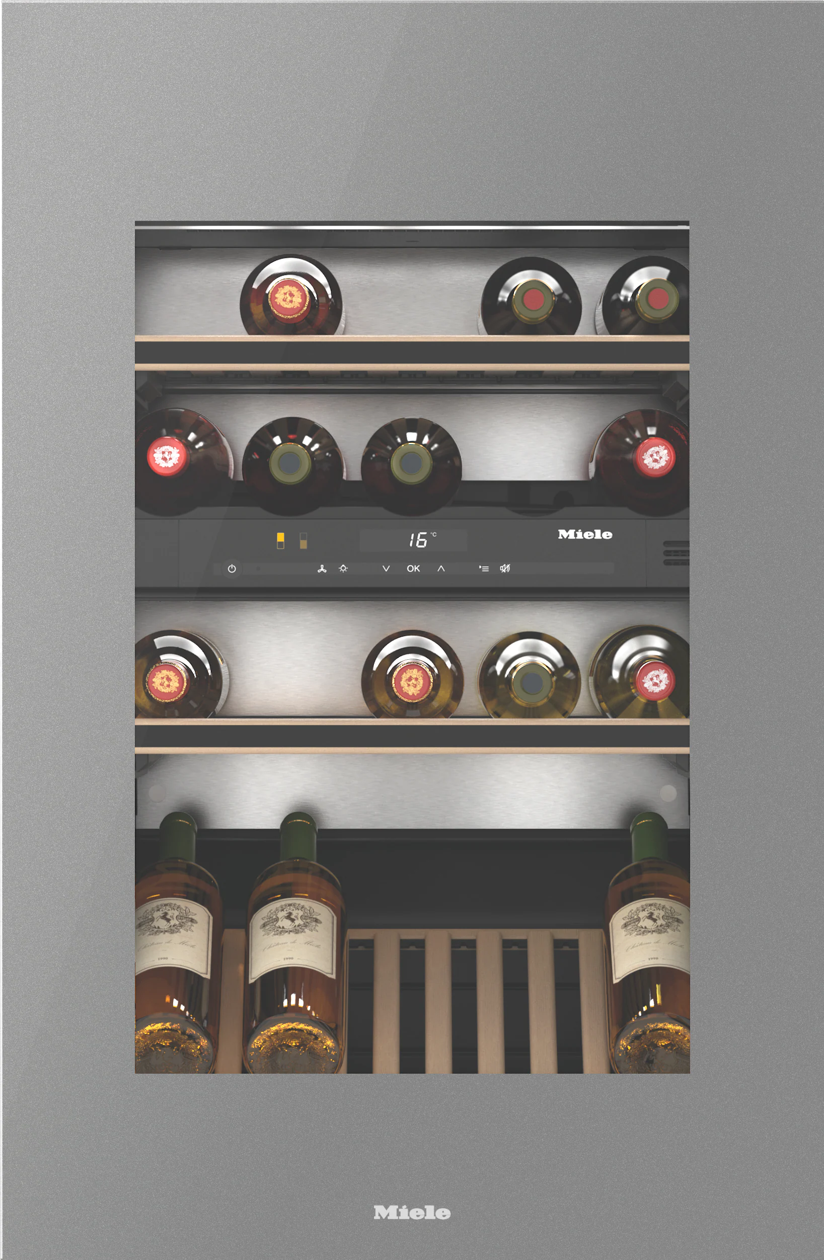 Miele KWT 6422 iG-1 Einbau-Weinklimaschrank Graphitgrau