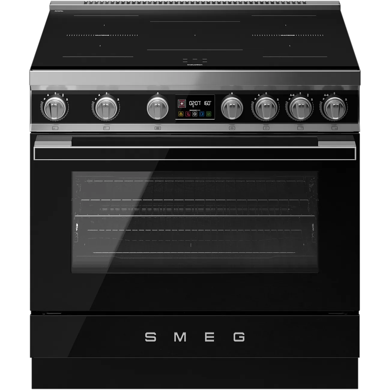 Smeg CPF90I1PBL2 Kochzentrum Schwarz