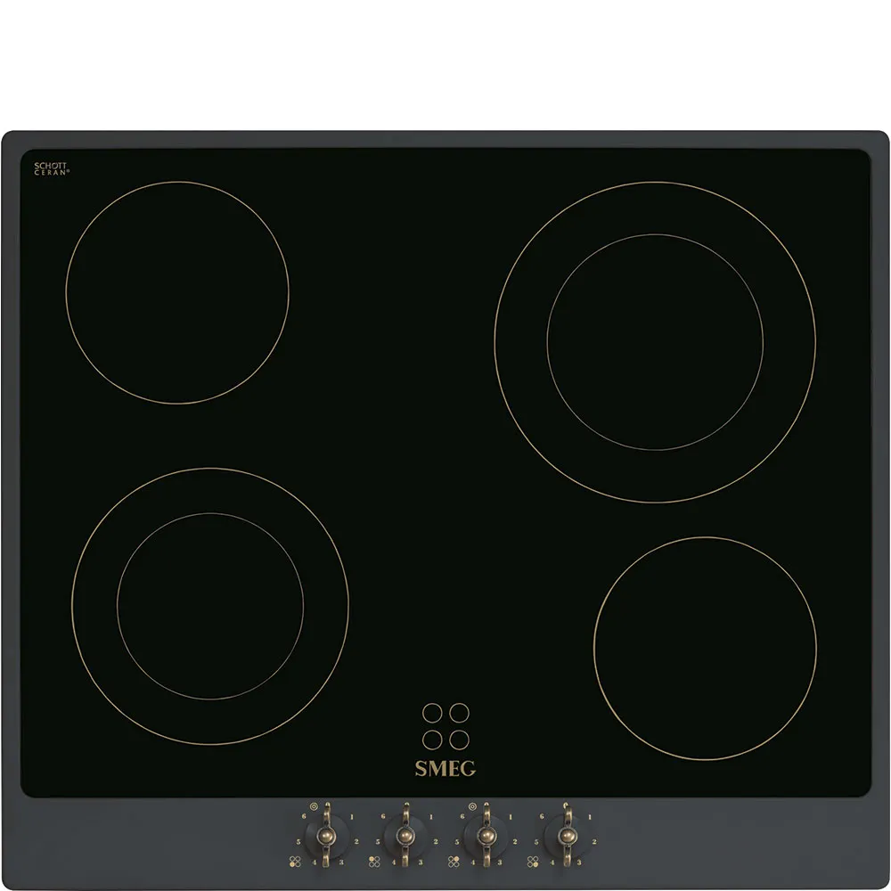 Smeg P864AO Einbau-Glaskeramikkochfeld Schwarz