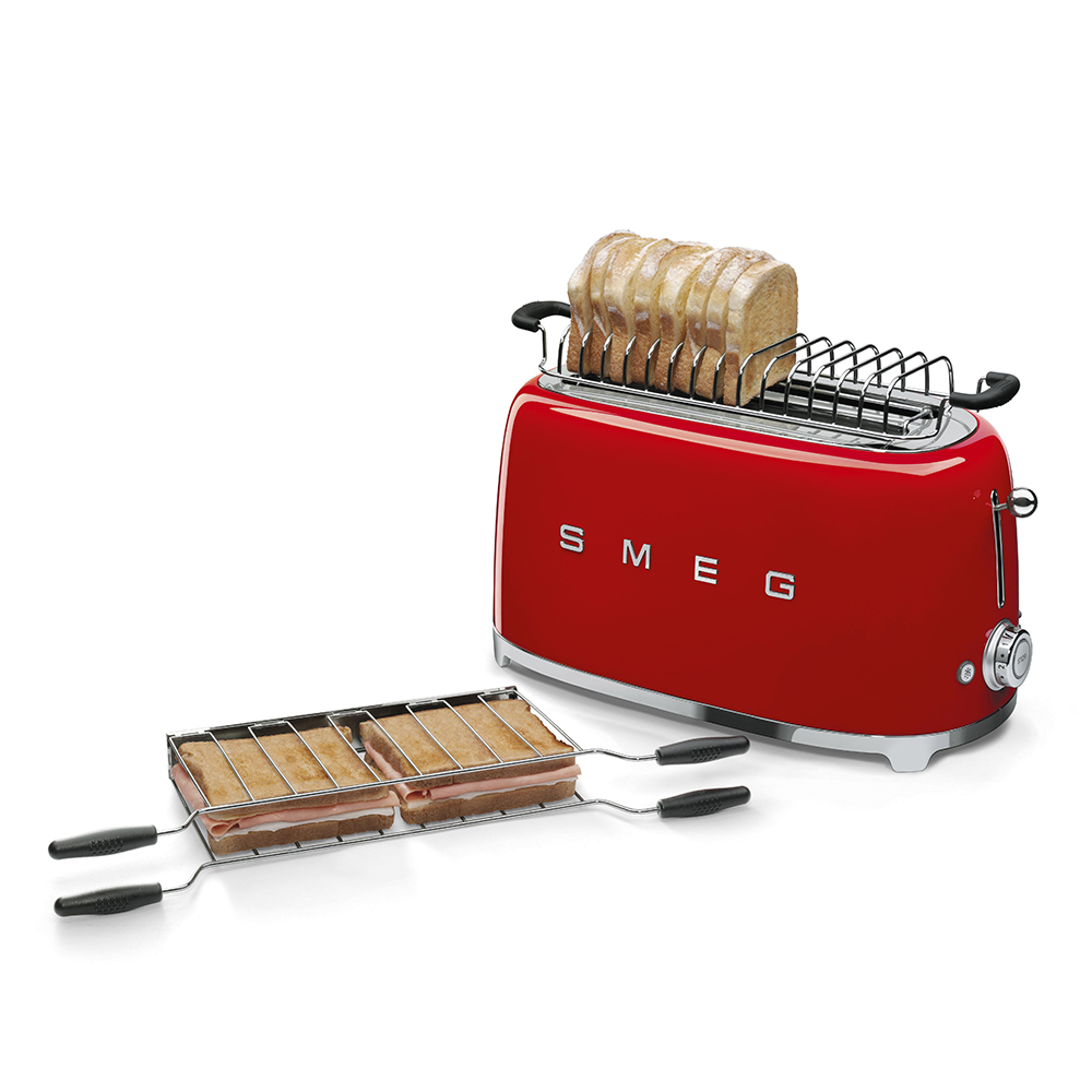 Smeg TSF02RDEU Toaster Rot