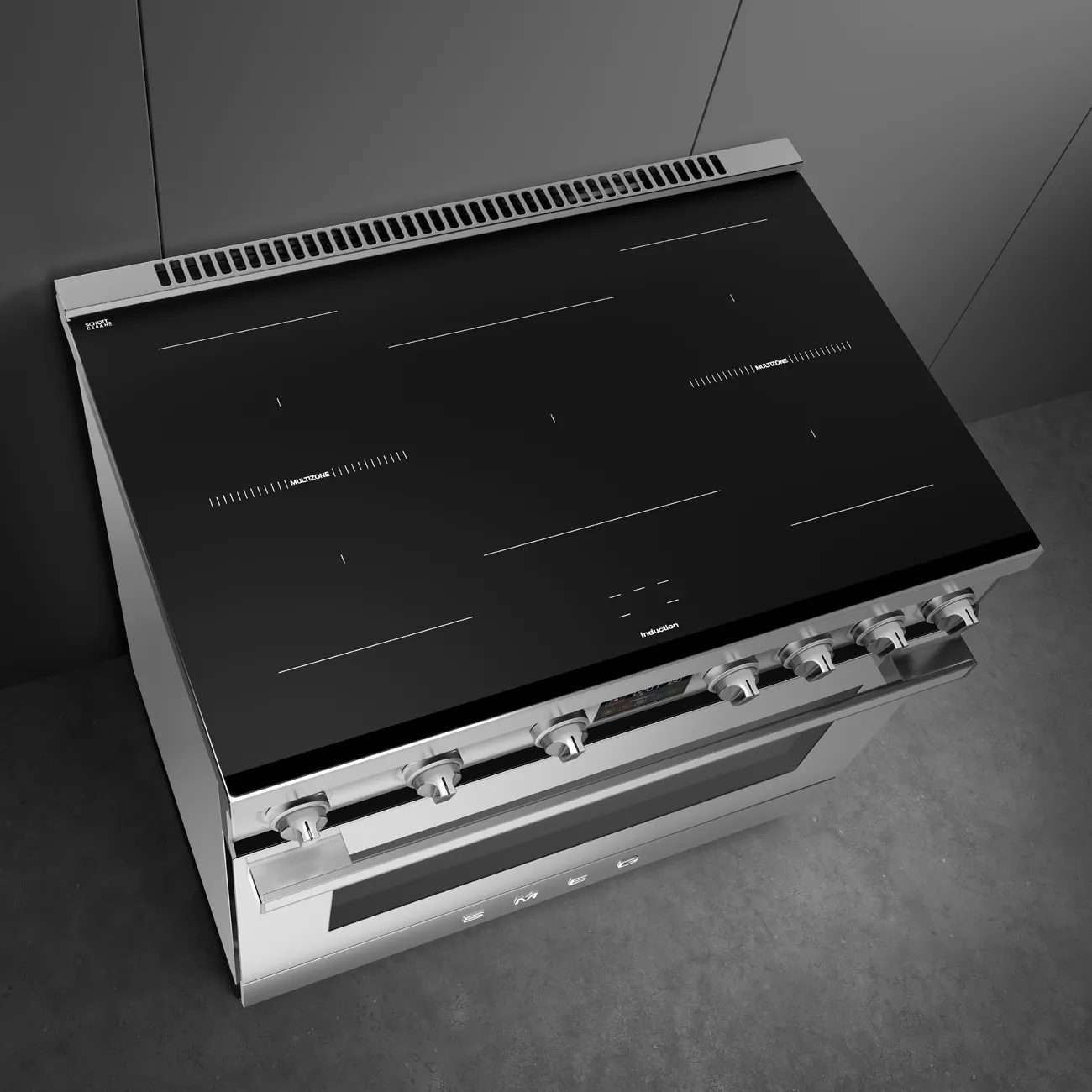 Smeg CPF90I1PX2 Kochzentrum Edelstahl