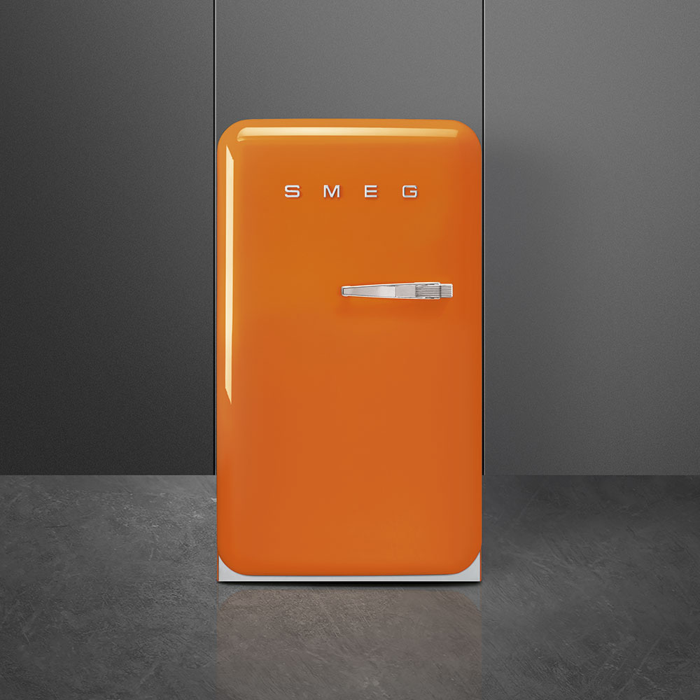 Orange 779319 FAB10LOR5 Smeg Stand-Kühlschrank |