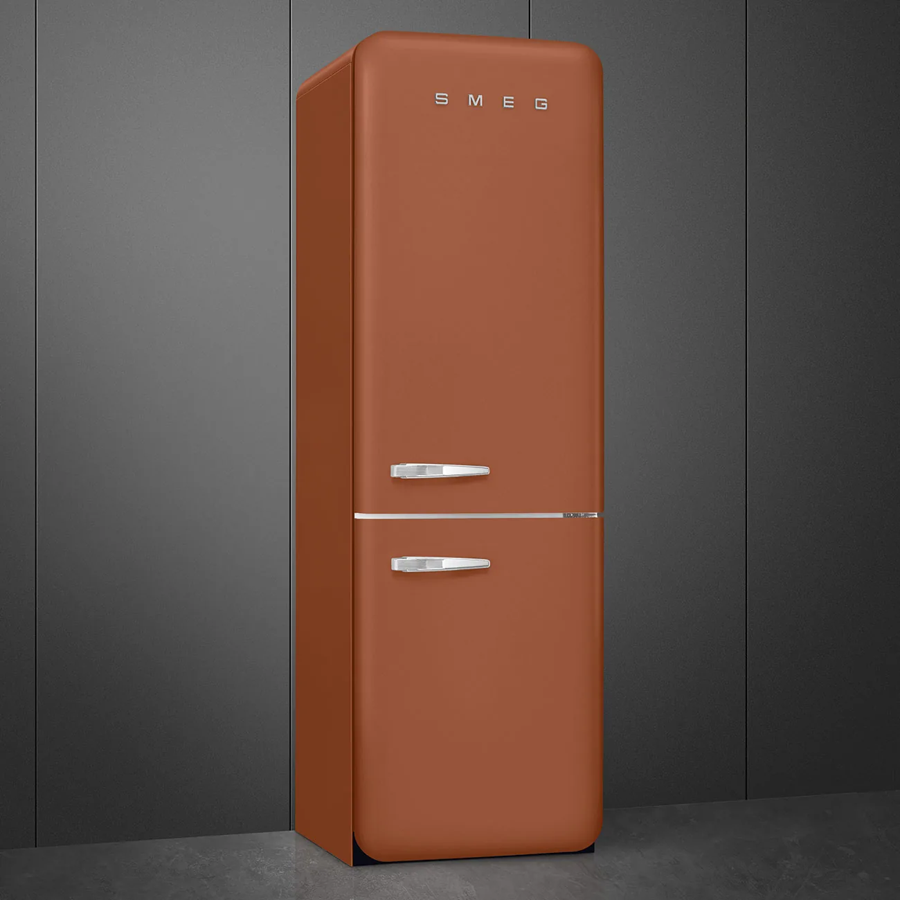 Smeg FAB32RACM6 Stand-Kühl-Gefrierkombination Amber Clay