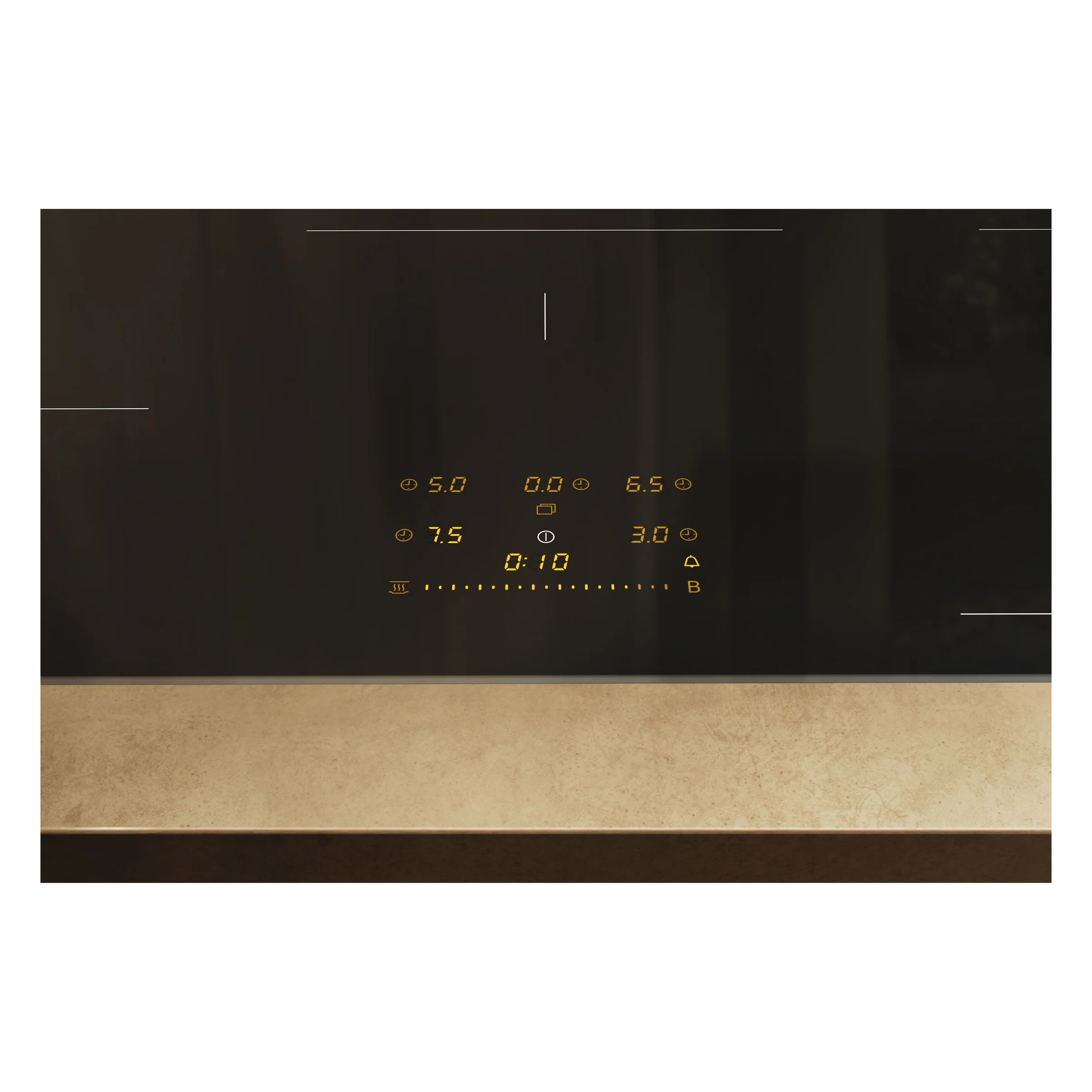 Miele KM 8486 FX Herdunabhängiges Induktionskochfeld Schwarz