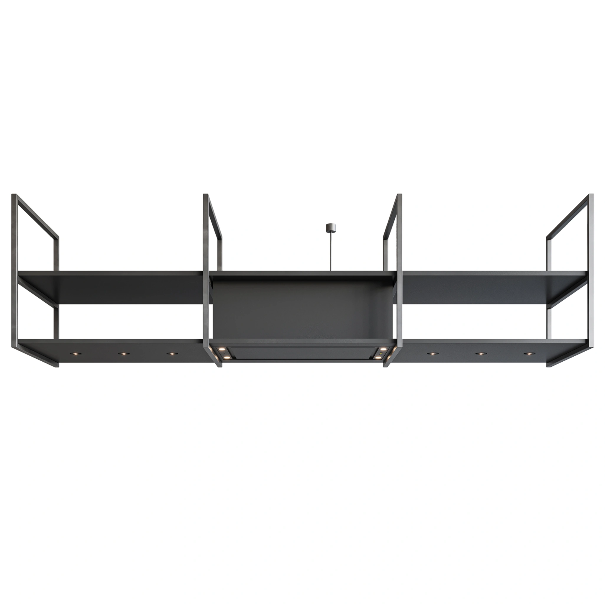 Novy Pureline Frame 120 Insel-Dunstabzugshaube Schwarz