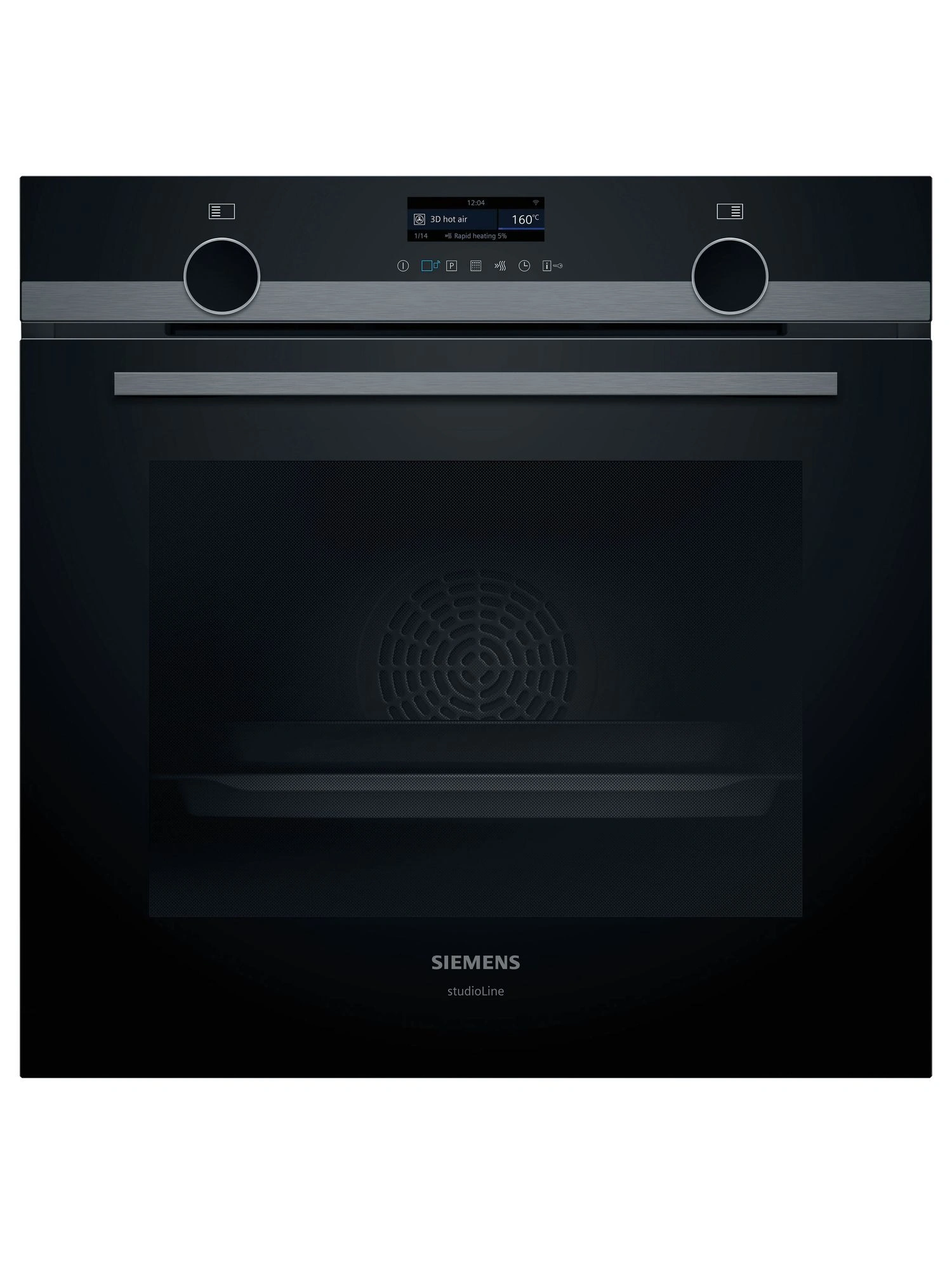 Siemens studioLine HB479G5B6 Einbau-Backofen Schwarz